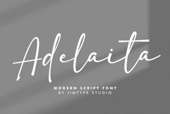 Adelaita Font: A Curves & Swirls Typography for Editorial Sophistication