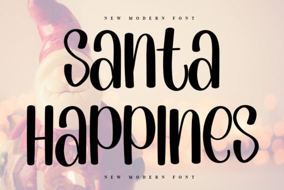Crafting with Charm: The Santa Happines Font for Handmade Businesses