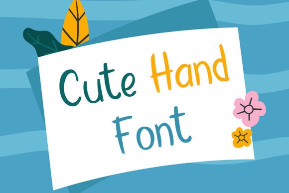 Cute Hand Font Brings Personality to Branding Projects