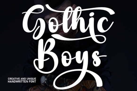 Gothic Boys: A Handwritten Font for Friendly Branding