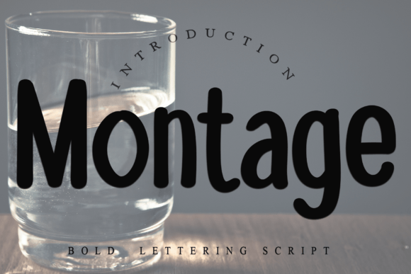 Montage: A Handwritten Font for Digital Design
