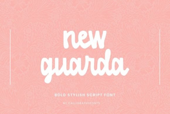 New Guarda: A Bold Handwriting Font for Digital Campaigns