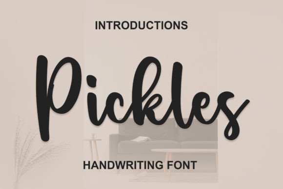 Pickles Font: A Bold Statement for Editorial Mood