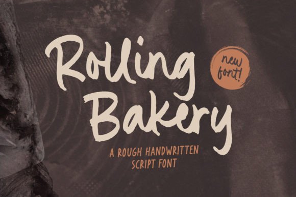 Rolling Bakery Font: A Handwritten Touch for Editorial Design