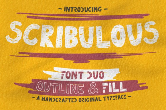 Scribulous: A Font with a Sharp, Conversational Voice