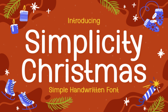Simplicity Christmas: A Font for Elegant Editorial Moments