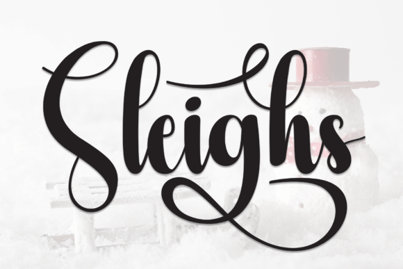 Sleighs: The Friendly Script Font for Editorial Design