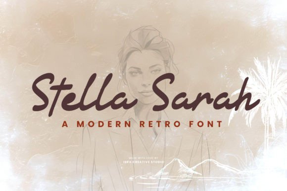 Stella Sarah: A Modern Retro Font for Distinctive Digital Branding