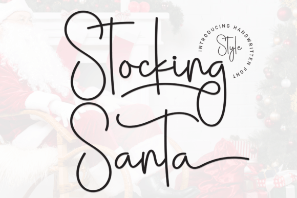 Stocking Santa: A Display Font with Editorial Warmth