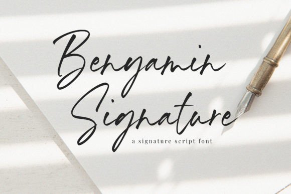 The Benyamin Signature Font: A Maker's Secret for Warm, Authentic Designs