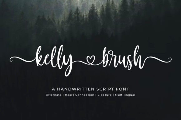 The Kelly Brush Font in Real-World Branding Projects