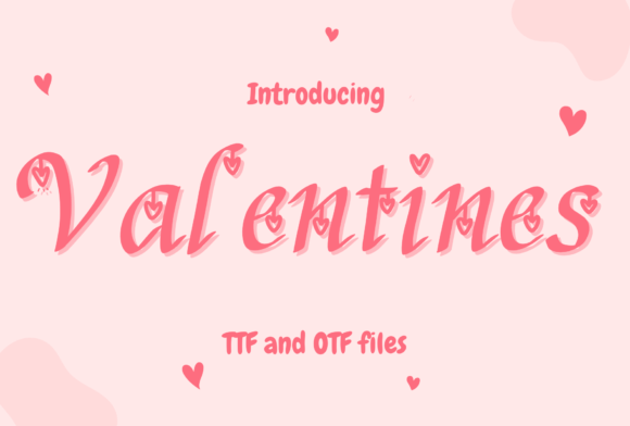 Valenlines: A Handwritten Font for Your Creative Products